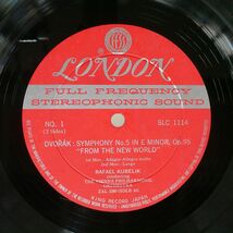 ペラ フラット盤 クーベリック/ドヴォルザーク 交響曲第5番 新世界より/LONDON SLC1114 LP_画像2