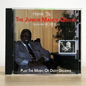 JUNIOR MANCE QUINTET/HERE ’TIS/SACKVILLE SKCD 2-3050 CD □