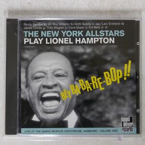 NEW YORK ALLSTARS/PLAY LIONEL HAMPTON VOLUME ONE: HEY BA-BA-RE-BOP!!/NAGEL HEYER RECORDS NAGEL-HEYER CD 047 CD □