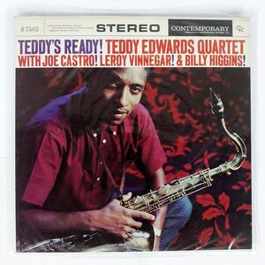 米 TEDDY EDWARDS QUARTET/TEDDY’S READY!/CONTEMPORARY S7583 LP