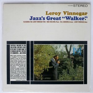 米 LEROY VINNEGAR/JAZZ’S GREAT WALKER/VEE JAY VJLP2502 LP