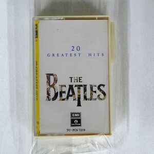 BEATLES/20 GREATEST HITS/EMI TCPCS7219 カセット □