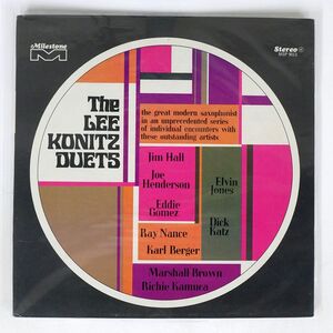 米 ORIGINAL LEE KONITZ/DUETS/MILESTONE MSP9013 LP