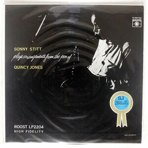 SONNY STITT/PLAYS ARRANGEMENTS FROM THE PEN OF QUINCY JONES/ROULETTE SL5047RO LP