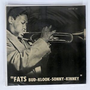 米 FATS NAVARRO/FATS-BUD-KLOOK-SONNY-KINNEY/SAVOY MG12011 LP