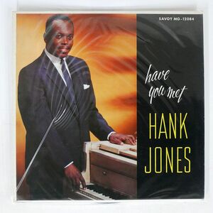 米 HANK JONES/HAVE YOU MET/SAVOY MG12084 LP