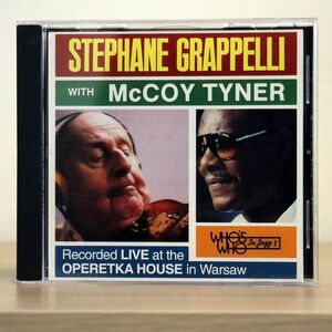 STEPHANE GRAPPELLI/WITH MCCOY TYNER LIVE IN WARSAW/WHO’S WHO IN JAZZ CD-21047 CD □