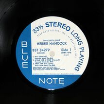 ハービー・ハンコック/スピーク・ライク・ア・チャイルド/BLUE NOTE GXK8001 LP_画像2