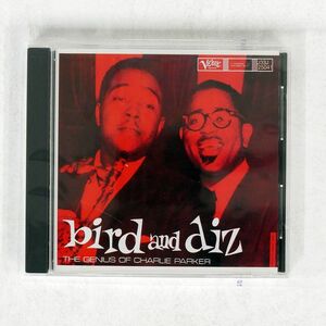 CHARLIE PARKER, DIZZY GILLESPIE/BIRD AND DIZ/VERVE RECORDS J33J-25041 CD □