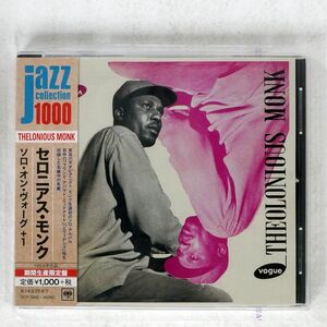 THELONIOUS MONK/PIANO SOLO/SONY RECORDS INT’L SICP3980 CD □