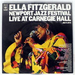 ELLA FITZGERALD/NEWPORT JAZZ FESTIVAL LIVE AT CARNEGIE HALL/CBS SONY SOPI7 LP