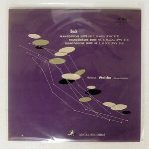 赤盤 HELMET WALCHA/BACH:FRENCH SUITES NO.1,3,5/ANGEL HC1027E LP