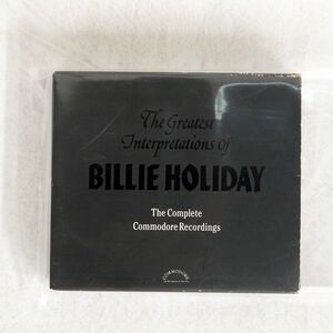 BILLIE HOLIDAY/COMPLETE OF/COMMODORE KICJ43 CD