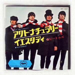 BEATLES/ACT NATURALLY/TOSHIBA AR1437 7 □