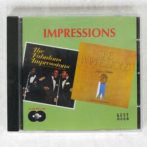 IMPRESSIONS/FABULOUS / WE’RE A WINNER/KENT SOUL CDKEND 155 CD □