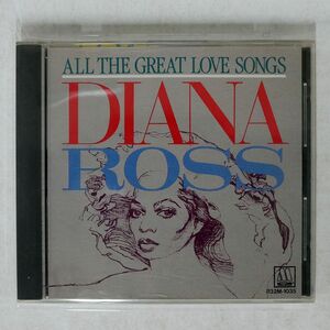 DIANA ROSS/ALL THE GREAT LOVE SONGS/MOTOWN R32M1035 CD □