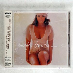 JENNIFER LOPEZ/THIS IS ME...THEN/EPIC EICP170 CD □