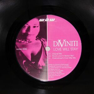 DIVINITI/LOVE WILL STAY/WOMEN ON WAX RECORDINGS WOW006 12