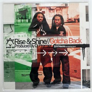 RISE & SHINE/GOTCHA BACK/NOT ON LABEL SUPER001 12