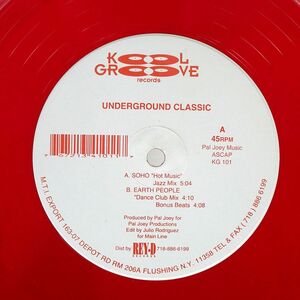 SOHO/UNDERGROUND CLASSIC/KOOL GROOVE RECORDS KG 101 12