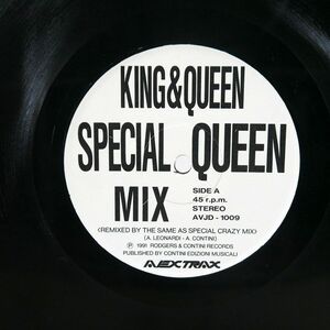 プロモ KING & QUEEN, L.A. STYLE/KING AND QUEEN (REMIX) JAMES BROWN IS DEAD (REMIX)/AVEX TRAX AVJD1009 12