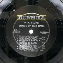 P.F. SLOAN/SONGS OF OUR TIMES/DUNHILL DS50004 LP_画像3