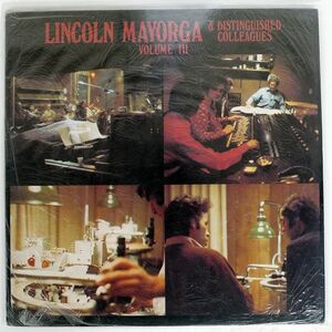 LINCOLN MAYORGA/LINCOLN MAYORGA & DISTINGUISHED COLLEAGUES - VOLUME III/SHEFFIELD LAB LAB1 LP