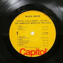 米 MILES DAVIS/COMPLETE BIRTH OF THE COOL/CAPITOL M11026 LP_画像2