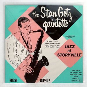 STAN GETZ QUINTET/JAZZ AT STORYVILLE/FRESH SOUND FSR629 LP