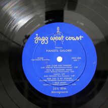 VA/JAZZ PIANISTS GALORE/JAZZ WEST COAST JWC506 LP_画像2