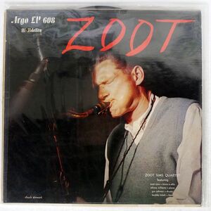 ZOOT SIMS QUARTET/ZOOT/ARGO LP608 LP