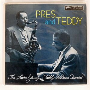 THE LESTER YOUNG-TEDDY WILSON QUARTET/PRES AND TEDDY/VERVE MGV8205 LP
