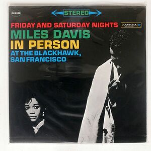 MILES DAVIS/IN PERSON FRIDAY AND SATURDAY NIGHTS AT THE BLACKHAWK, SAN FRANCISCO/COLUMBIA C2S820 LP