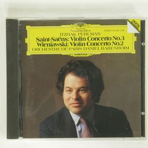 DANIEL BARENBOIM/SAINT-SAENS / WIENIAWSKI VIOLIN CONCERTO NO.3 / VIOLIN CONCERTO NO.2/DG IMPORTS 410 526-2 CD □