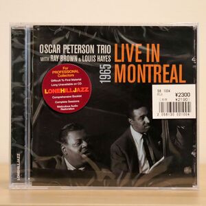 未開封 OSCAR PETERSON TRIO/LIVE IN MONTREAL 1965/LONEHILLJAZZ LHJ10337 CD □