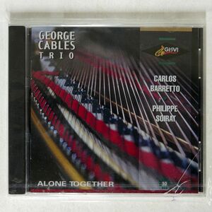 未開封 GEORGE CABLES/ALONE TOGETHER/GROOVE GR 110 CD □
