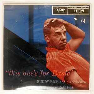 BUDDY RICH AND HIS ORCHESTRA/THIS ONE’S FOR BASIE/VERVE MGV8176 LP
