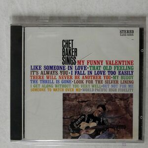 CHET BAKER/SINGS/PACIFIC JAZZ CJ32-5005 CD □