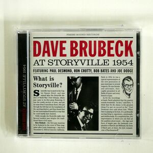 DAVE BRUBECK QUARTET/AT STORYVILLE: 1954/FRESH SOUND RECORDS FSR-CD 414 CD □