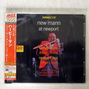 HERBIE MANN/NEW MANN AT NEWPORT/ATLANTIC WPCR27382 CD □