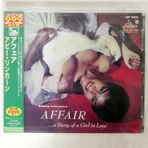 ABBEY LINCOLN/AFFAIR... A STORY OF A GIRL IN LOVE/LIBERTY TOCJ50069 CD □