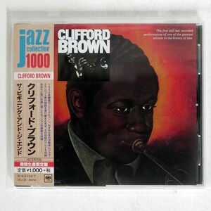 CLIFFORD BROWN/BEGINNING AND THE END/SONY INT’L SICJ20 CD □