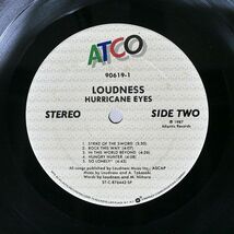 米 LOUDNESS/HURRICANE EYES/ATCO 906191 LP_画像2