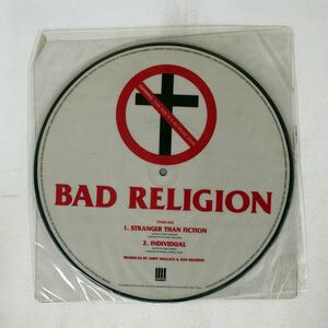 ピクチャー盤 外カバー BAD RELIGION/STRANGER THAN FICTION/DRAGNET XPR2081 10