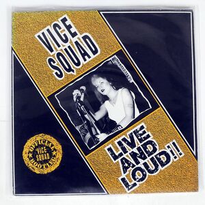 VICE SQUAD/LIVE AND LOUD/LINK LINKLP050 LP