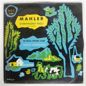 JASCHA HORENSTEIN/MAHLER : SYMPHONY #1 IN D MAJOR/VOX PL8050 LP