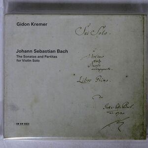 ギドン・クレーメル/バッハ：無伴奏ヴァイオリンのためのソナタとパルティータ/ECM RECORDS ECM 1926/1927 CD
