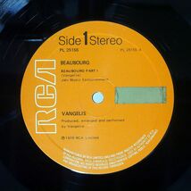 英 VANGELIS/BEAUBOURG/RCA PL25155 LP_画像2