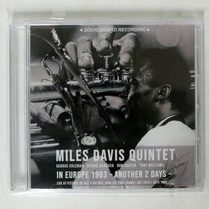 MILES DAVIS QUINTET/IN EUROPE 1963 ANOTHER 2 DAY/JAZZ TIME JAZZTIME251 CD □