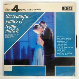 RONNIE ALDRICH AND HIS ORCHESTRA/ROMANTIC PIANOS OF/DECCA PFS4039 LP